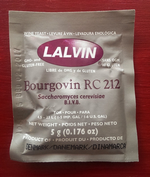 Lalvin Rc 212 Red Wine Yeast Michigan Brew Supply Home Brewing Beer Supplies Ingredients And More