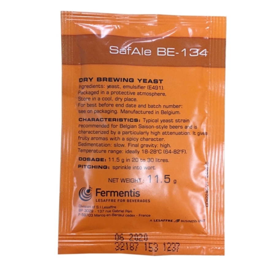 Safale BE134 Belgian Ale Yeast Michigan Brew Supply Home Brewing